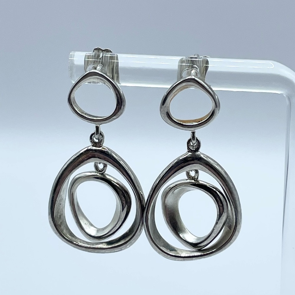 Elegant Silver Dangle Earrings